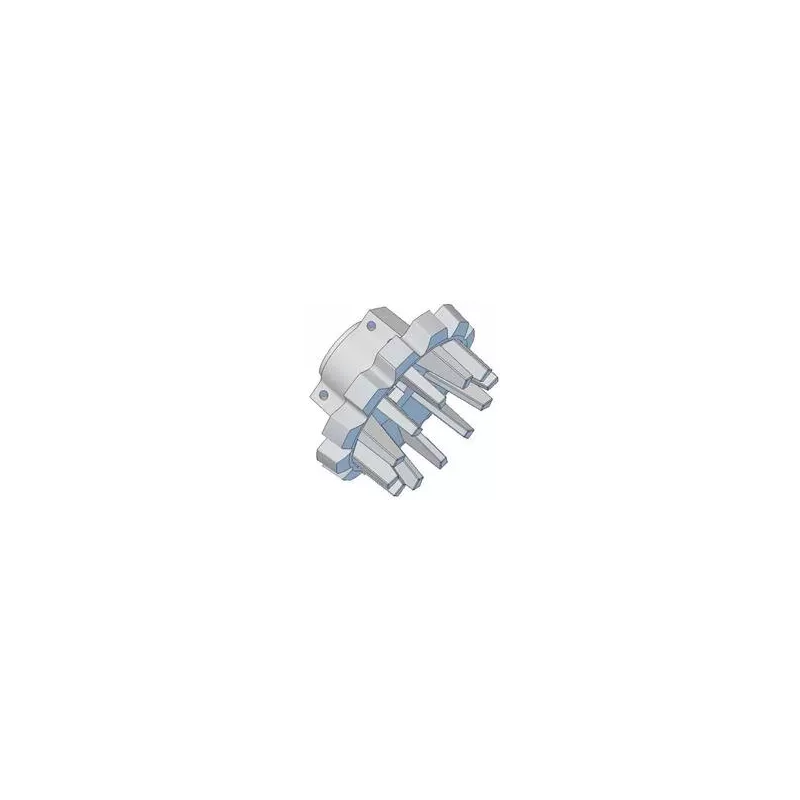 Rodillo n.º 172 – rodillo motriz de fundición Ø170 mm, paso 50 mm | fabricante KiJ