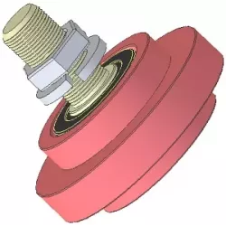 Rodillo n.º 176 – rodillo de apoyo | OEM 036241/1 | fabricante KiJ