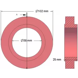 Rodillo n.º 177 – rodillo guía Ø102 mm | OEM 035737 | fabricante KiJ