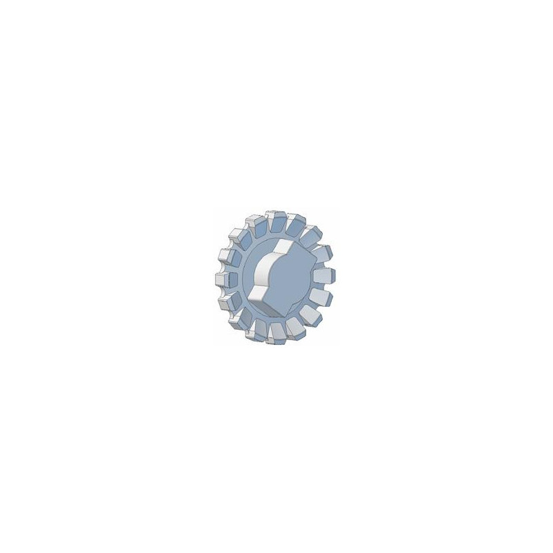 Rodillo n.º 181 – rodillo motriz de fundición Ø210 mm, paso 36/40 mm | fabricante KiJ