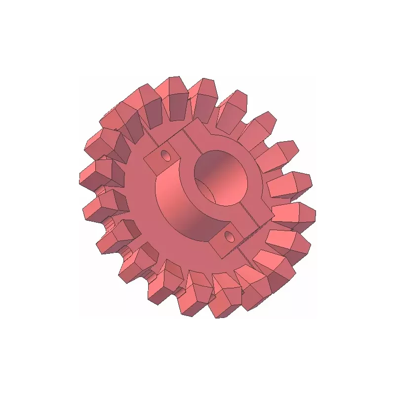 Rodillo n.º 183 – rodillo motriz de fundición Ø203 mm, paso 28 mm | fabricante KiJ