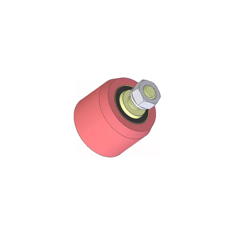 Rodillo n.º 268 – rodillo de apoyo de acero Ø80 mm para máquinas AVR | OEM AVR 3102.15.20 | fabricante KiJ