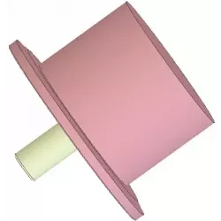 Rodillo n.º 290 – rodillo de apoyo de acero Ø90 mm para máquinas Dewulf | OEM Dewulf 2660004A | fabricante KiJ