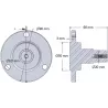 Rodillo n.º 300 – cubo del rodillo de acero Ø50 mm para máquinas Dewulf | OEM Dewulf 7010914 | fabricante KiJ
