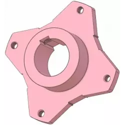 Rodillo n.º 307 – cubo del rodillo de acero para máquinas Dewulf | OEM Dewulf 7023082 | fabricante KiJ