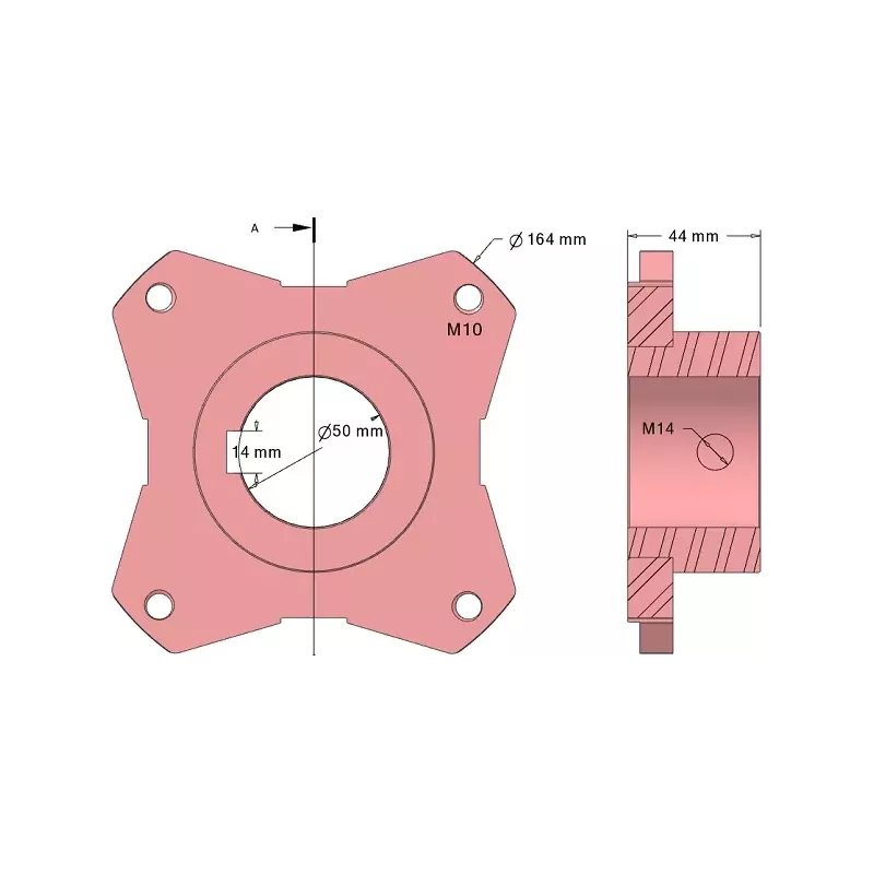 Rodillo n.º 307 – cubo del rodillo de acero para máquinas Dewulf | OEM Dewulf 7023082 | fabricante KiJ