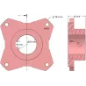 Rodillo n.º 307 – cubo del rodillo de acero para máquinas Dewulf | OEM Dewulf 7023082 | fabricante KiJ