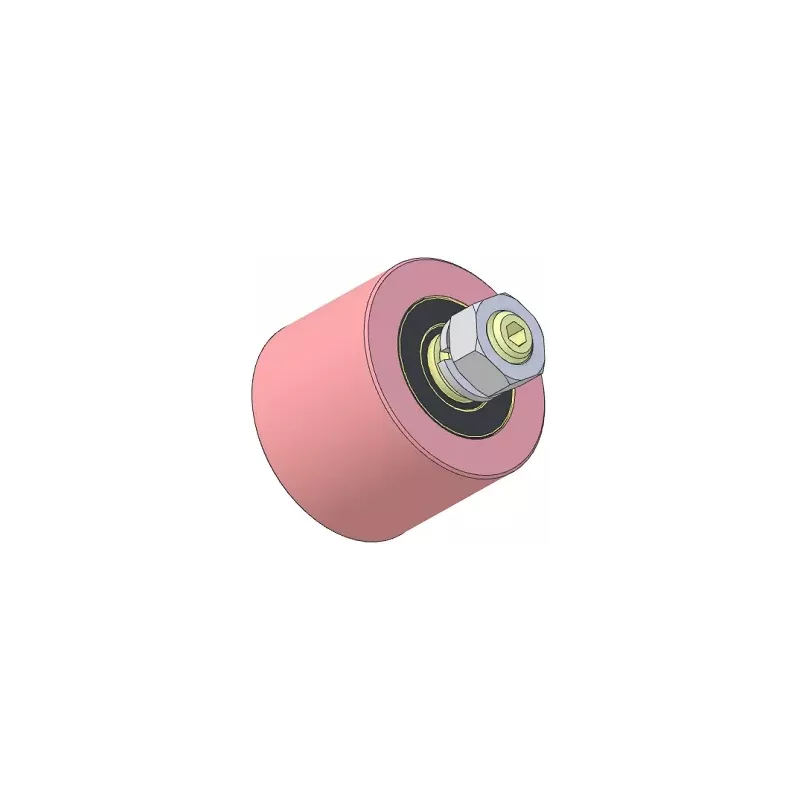 Rodillo n.º 322 – rodillo de apoyo de acero Ø80 mm para máquinas Sandei | OEM Sandei D0021 | fabricante KiJ
