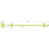 Rodillo n.º 337 – rodillo Ø143 mm, paso 28 mm | fabricante KiJ