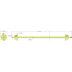 Rodillo n.º 339 – rodillo Ø154 mm, paso 32 mm | fabricante KiJ