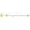 Rodillo n.º 339 – rodillo Ø154 mm, paso 32 mm | fabricante KiJ