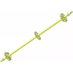 Rodillo n.º 341 – rodillo Ø172 mm, paso 36 mm | fabricante KiJ