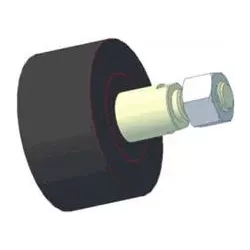 Rodillo n.º 147 – rodillo de goma Ø80 mm para máquinas Amac | OEM Amac 10.39.00 | fabricante KiJ