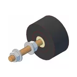 Rodillo n.º 180 – rodillo de goma Ø80 mm | fabricante KiJ