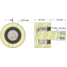 Rodillo n.º 262 – rodillo de apoyo de plástico Ø70 mm para máquinas AVR | OEM AVR 4302.15.80 | fabricante KiJ