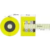 Rodillo n.º 283 – rodillo de apoyo de plástico Ø80 mm para máquinas Dewulf | OEM Dewulf 2660001B | fabricante KiJ