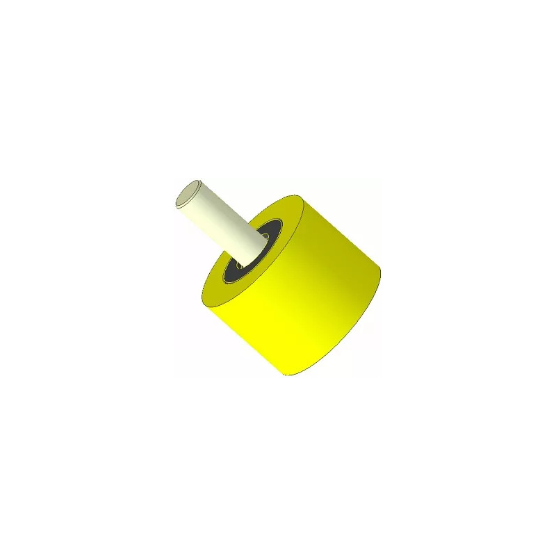 Rodillo n.º 285 – rodillo de apoyo de plástico Ø80 mm para máquinas Dewulf | OEM Dewulf 2660001C | fabricante KiJ
