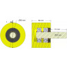 Rodillo n.º 285 – rodillo de apoyo de plástico Ø80 mm para máquinas Dewulf | OEM Dewulf 2660001C | fabricante KiJ