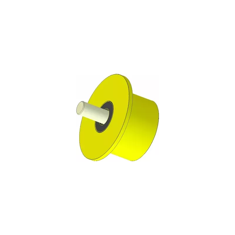 Rodillo n.º 289 – rodillo de apoyo de plástico Ø90 mm para máquinas Dewulf | OEM Dewulf 2660012A | fabricante KiJ