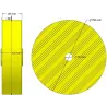 Rodillo n.º 318 – rodillo de plástico Ø150 mm para máquinas Guaresi | OEM Guaresi P7755190000 | fabricante KiJ