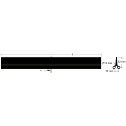 Paleta L-600 paso 28–32 mm – paleta para cintas de paso 28–32 mm | fabricante KiJ