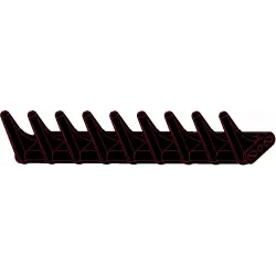 Paleta de goma de 9 dientes – paleta fabricada por KiJ | OEM 208036, 208011 | fabricante KiJ