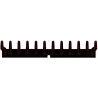 Paleta de goma de 12 dientes para cinta de paso 50 mm (TL50) | OEM 206075 | fabricante KiJ