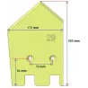 Reja izquierda 6-172-265L – reja para cosechadoras de patatas Grimme | OEM Grimme 089.00030 | fabricante KiJ