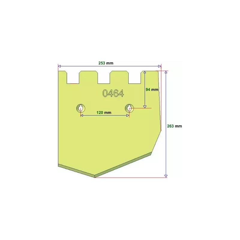 Reja izquierda 6-253-263L – reja para cosechadoras de patatas Grimme | OEM Grimme 089.00464 | fabricante KiJ