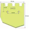 Reja derecha 6-253-263P – reja para cosechadoras de patatas Grimme | OEM Grimme 089.00463 | fabricante KiJ