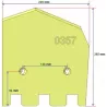 Reja derecha 6-235-265P – reja para cosechadoras de patatas Grimme | OEM Grimme 089.00357 | fabricante KiJ