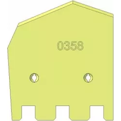 Reja izquierda 6-235-265L para cosechadora de patatas Grimme | OEM Grimme 089.00358 | fabricante KiJ