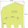Reja izquierda 6-235-265L para cosechadora de patatas Grimme | OEM Grimme 089.00358 | fabricante KiJ