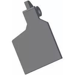 Aleta de la reja 6-65-110P para cosechadora de patatas Grimme | OEM Grimme 001.00247 | fabricante KiJ