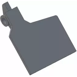 Aleta de la reja 6-107-110P – aleta de la reja para cosechadoras de patatas Grimme | OEM Grimme 001.00640 | fabricante KiJ