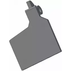 Aleta de la reja 6-107-110L – aleta de la reja para cosechadoras de patatas Grimme | OEM Grimme 001.00641 | fabricante KiJ