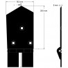 Reja izquierda 8-162-255L – reja para cosechadoras Wuhlmaus | OEM Wuhlmaus 0000213100 | fabricante KiJ