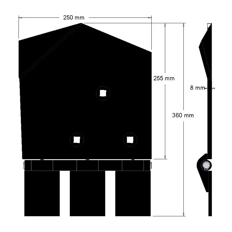 Reja derecha 8-250-255P – reja para cosechadoras de patatas Wuhlmaus | OEM Wuhlmaus 0000214300 | fabricante KiJ